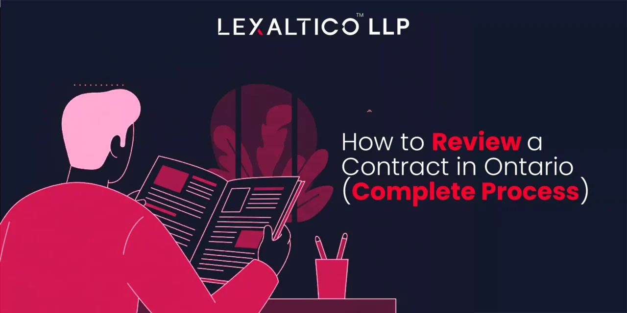 Step-by-Step Contract Review Process for Ontario Start-Ups