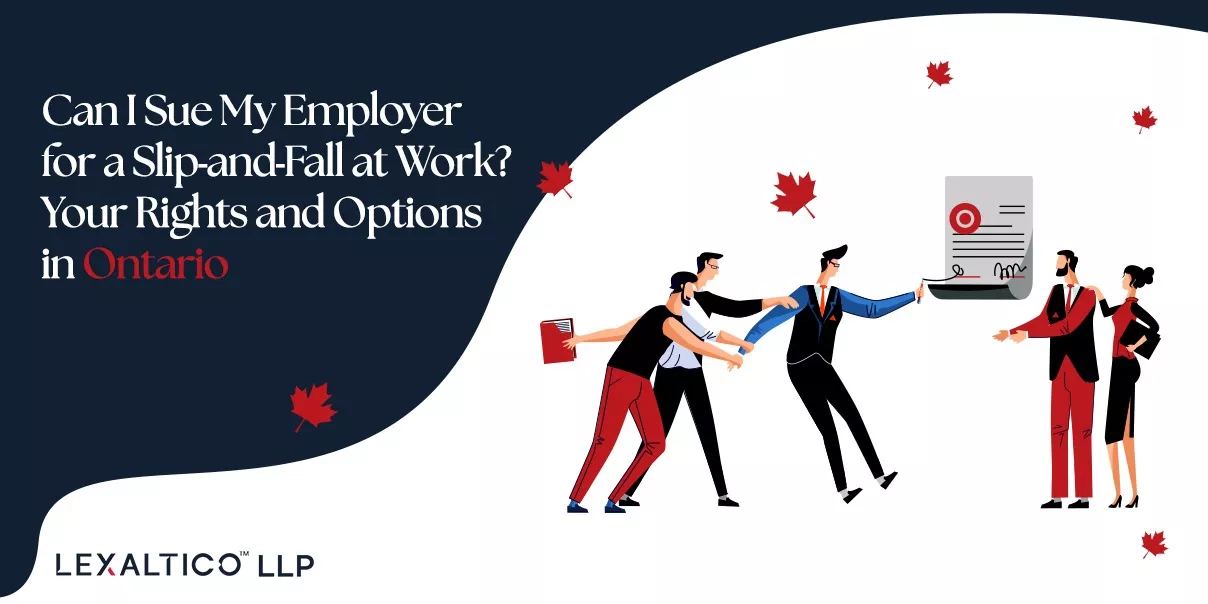 Can I Sue My Employer for a Slip‑and‑Fall at Work? Your Rights and Options in Ontario